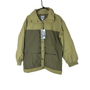 Future Collective Women's Reese Blutstein Green Quilted Lined Jacket Size M